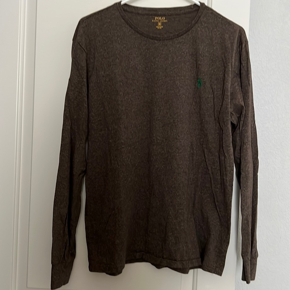 Men’s Polo Long Sleeve Shirt Size M